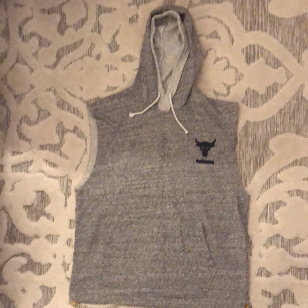 Mens UA Rock Project light weight sleeveless hoodie
